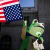 How frogs went from right-wing meme to anti-ICE protest symbol